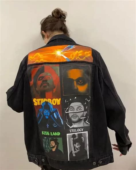 starboy denim jacket replica|The Weeknd 'Starboy' Merch Collection Release .